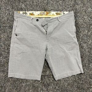 40 Weft Shorts Men 34 Blue White Striped Summer Streetwear casual dress